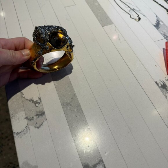 Alexis Bittar Panther Hinged Bracelet - Picture 3 of 3